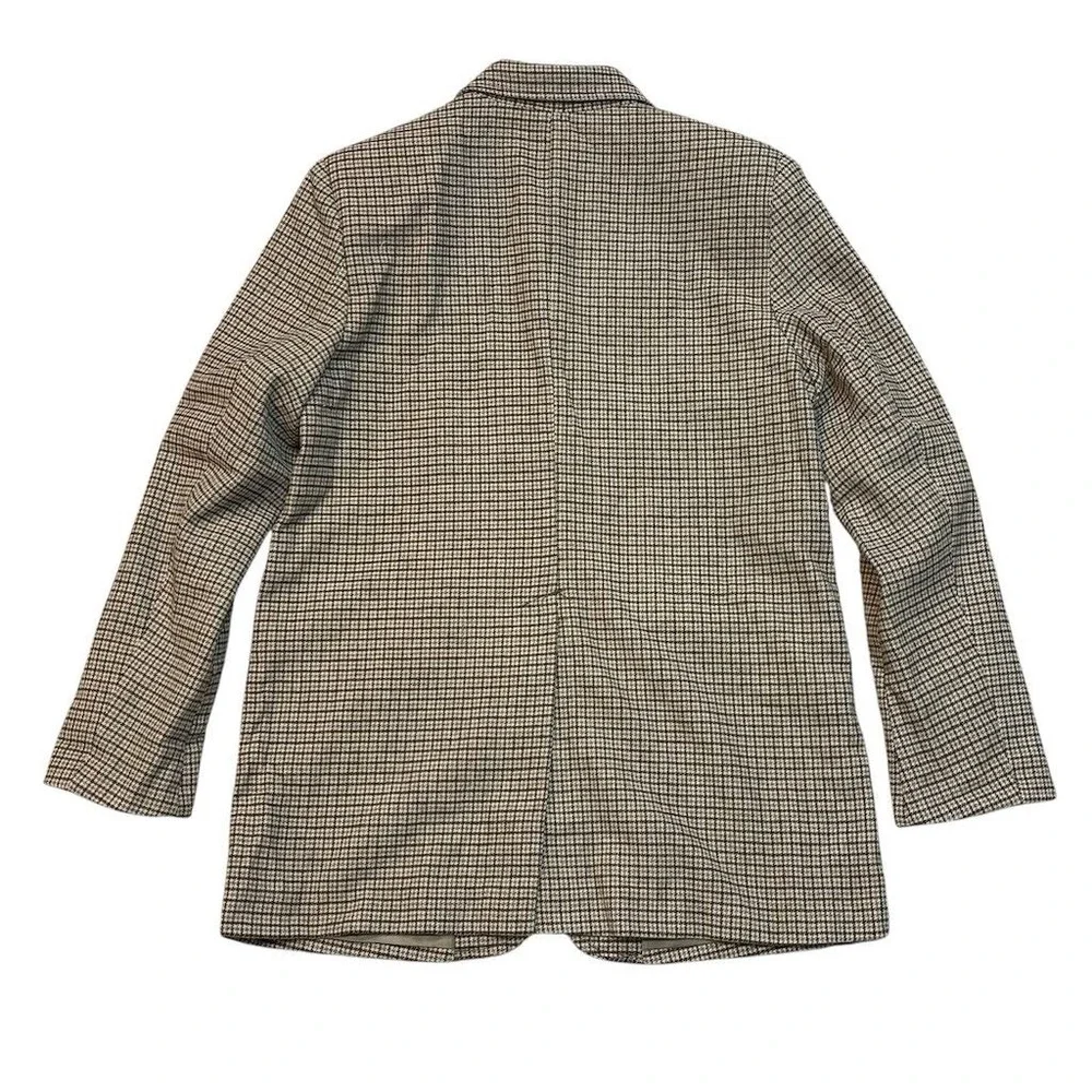 Max Studio Women's‎ Plaid Blazer Brown Button Business Jacket Size S